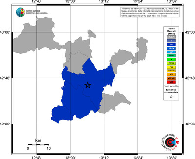 Mappa MCS - territori comuni