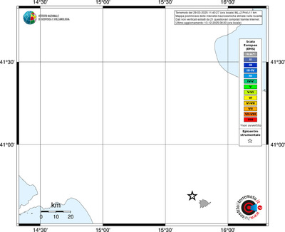 Mappa EMS - territori località