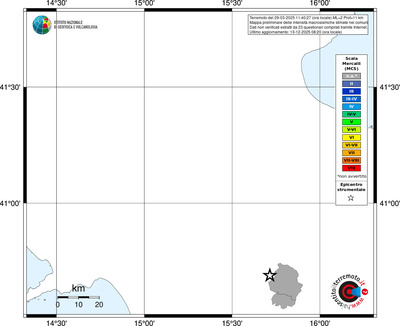 Mappa MCS - territori comuni