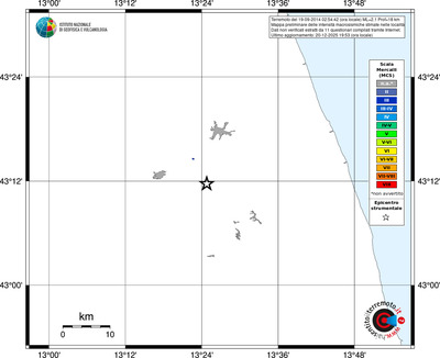 Mappa MCS - territori località