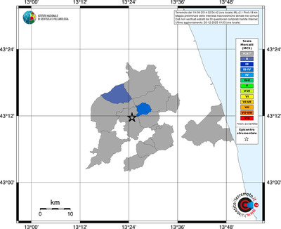 Mappa MCS - territori comuni