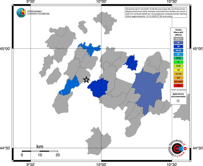 Mappa MCS - territori comuni