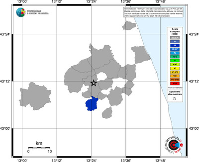 Mappa EMS - territori comuni