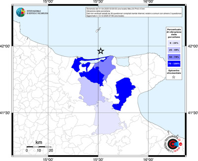 Mappa territorio comunale con almeno 3 questionari