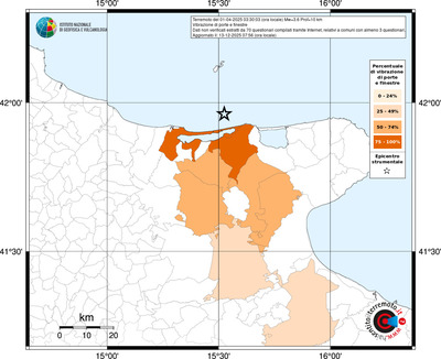 Mappa territorio comunale con almeno 3 questionari