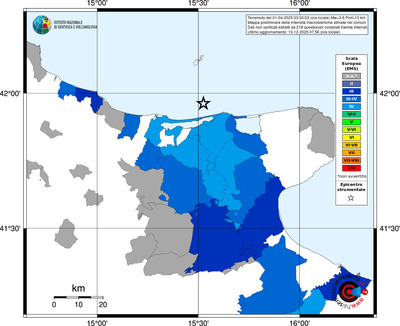 Mappa EMS - territori comuni
