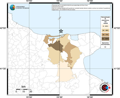 Mappa territorio comunale con almeno 3 questionari