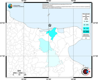 Mappa territorio comunale con almeno 3 questionari