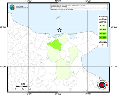 Mappa territorio comunale con almeno 3 questionari