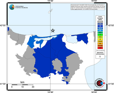 Mappa EMS - territori comuni