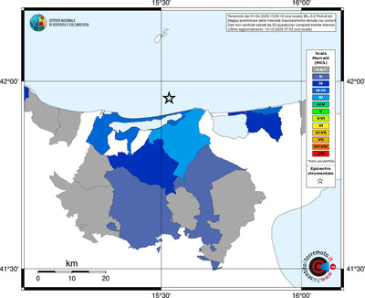 Mappa MCS - territori comuni
