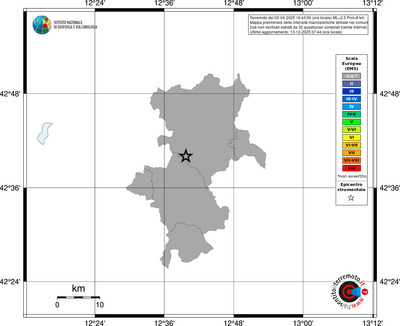 Mappa EMS - territori comuni