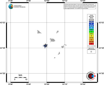 Mappa MCS - territori località