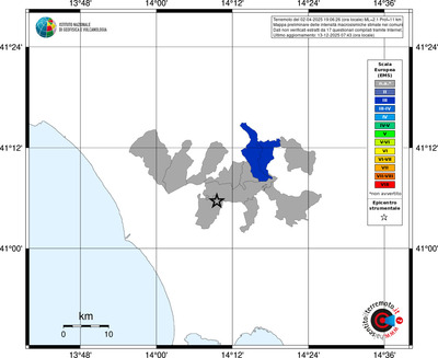 Mappa EMS - territori comuni