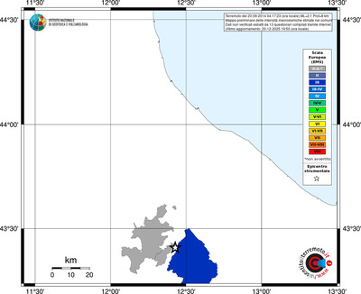 Mappa EMS - territori comuni