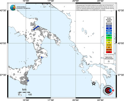 Mappa EMS - territori comuni