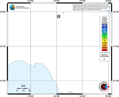 Mappa EMS - territori località