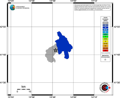 Mappa EMS - territori comuni