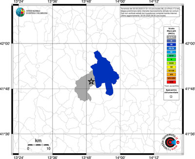 Mappa MCS - territori comunali