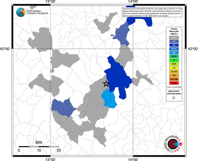 Mappa MCS - territori comunali