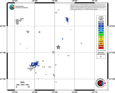 Mappa EMS - territori località