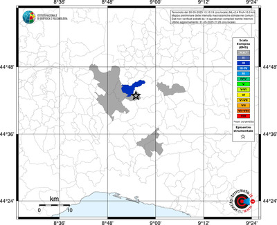 Mappa EMS - territori comunali