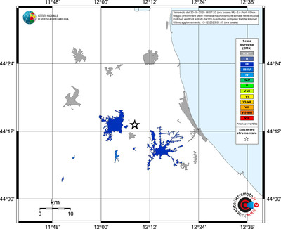 Mappa EMS - territori località