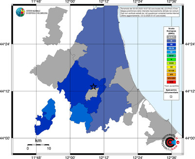 Mappa EMS - territori comuni