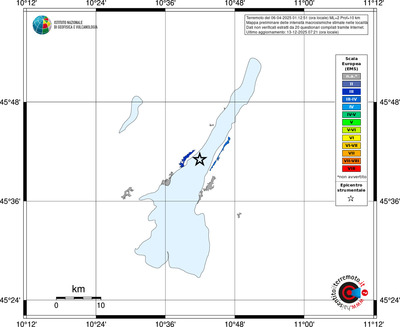 Mappa EMS - territori località