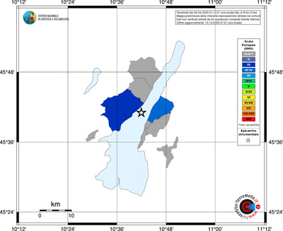 Mappa EMS - territori comuni