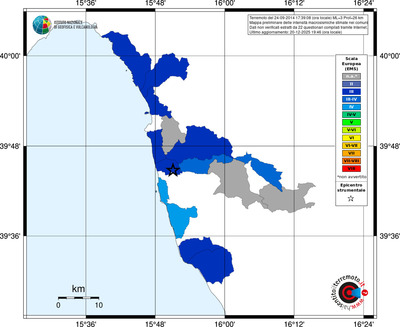 Mappa EMS - territori comuni