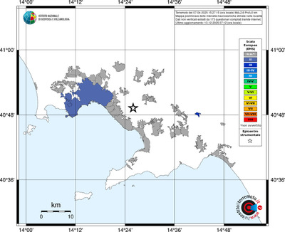 Mappa EMS - territori località