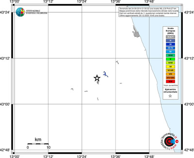 Mappa EMS - territori località