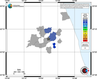 Mappa MCS - territori comuni