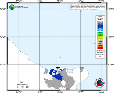 Mappa EMS - territori comuni