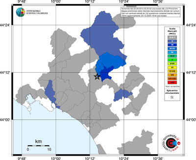 Mappa MCS - territori comuni