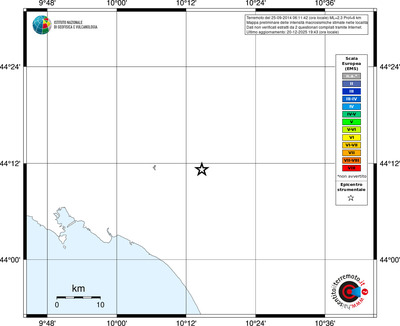 Mappa EMS - territori località