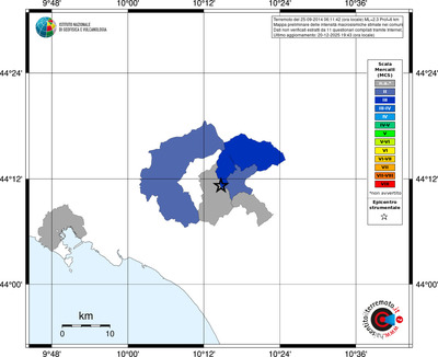 Mappa MCS - territori comuni