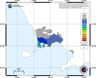 Mappa EMS - territori comuni