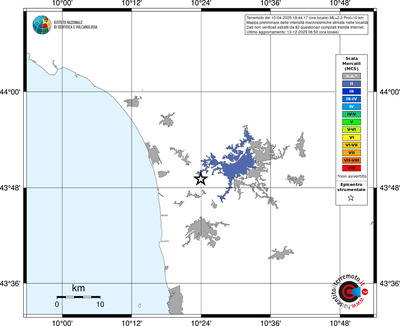 Mappa MCS - territori località