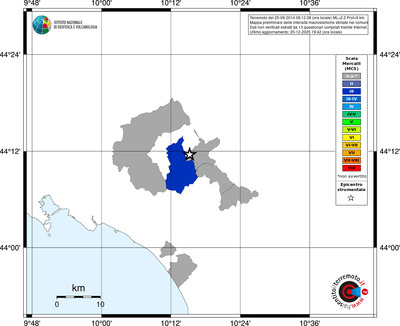 Mappa MCS - territori comuni