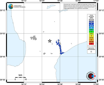Mappa EMS - territori località