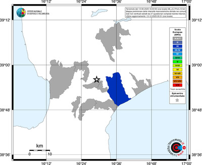 Mappa EMS - territori comuni
