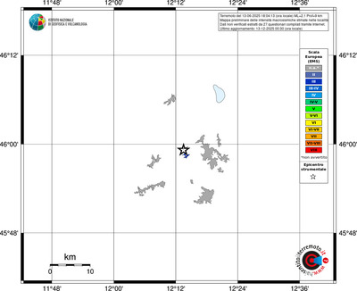 Mappa EMS - territori località