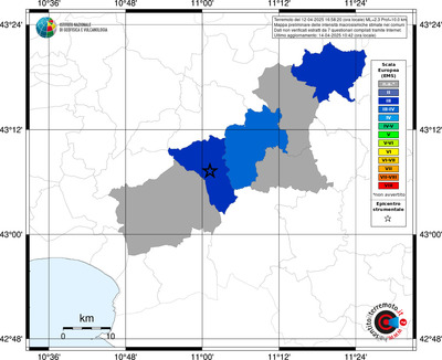 Mappa EMS - territori comunali