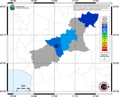 Mappa MCS - territori comunali
