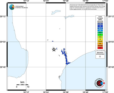 Mappa EMS - territori località