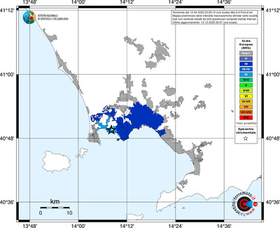 Mappa EMS - territori località
