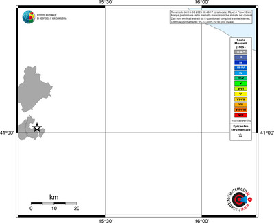 Mappa MCS - territori comuni