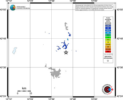 Mappa EMS - territori località